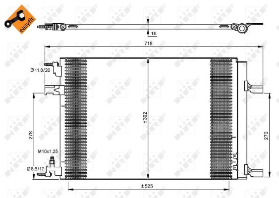 Condensador NRF 35918