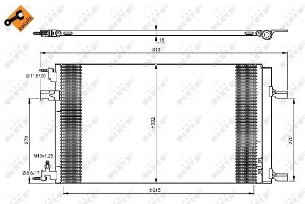 Condensador NRF 35919