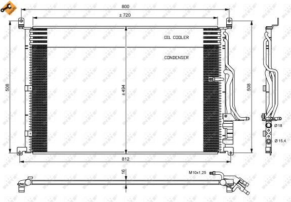 Condensador NRF 35923