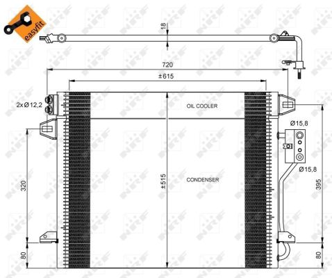 Condensador NRF 35928