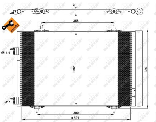 Condensador NRF 35945