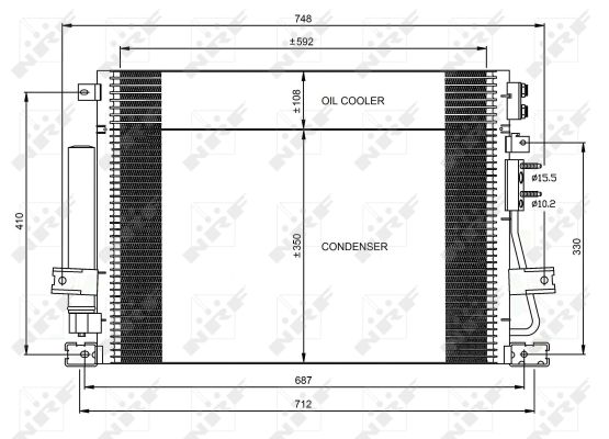 Condensador NRF 35966