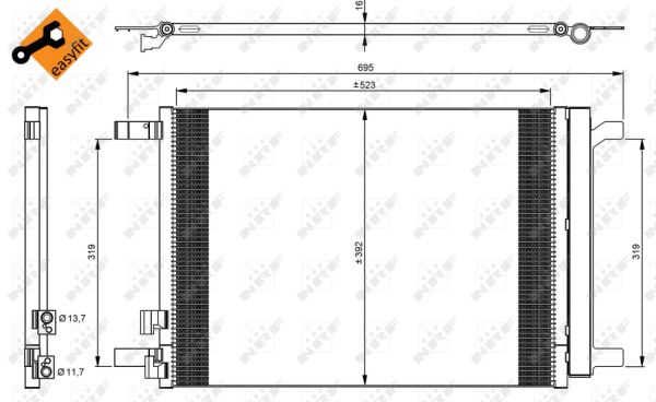 Condensador NRF 35968