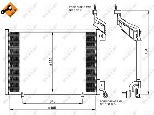 Condensador NRF 35976