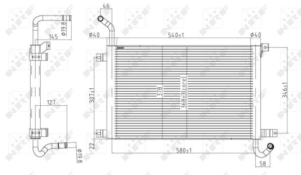 Radiador NRF 50144