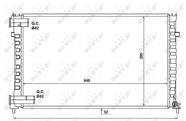 Radiador NRF 50146