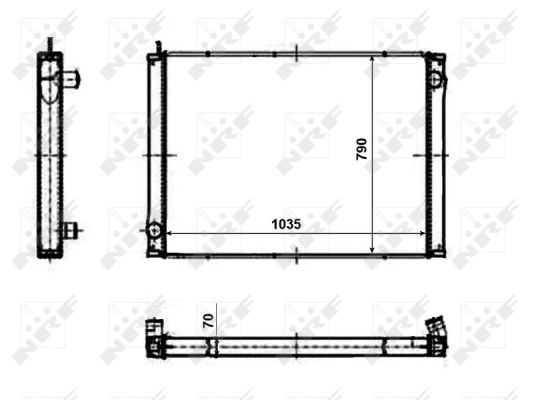 Radiador NRF 50149