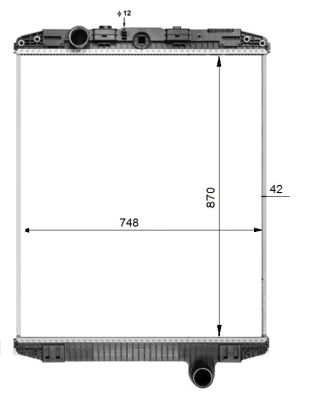 Radiador NRF 50263