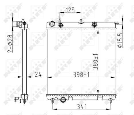 Radiador NRF 50429A