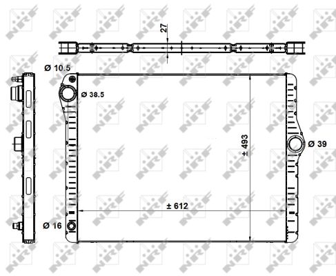 Radiador NRF 50479