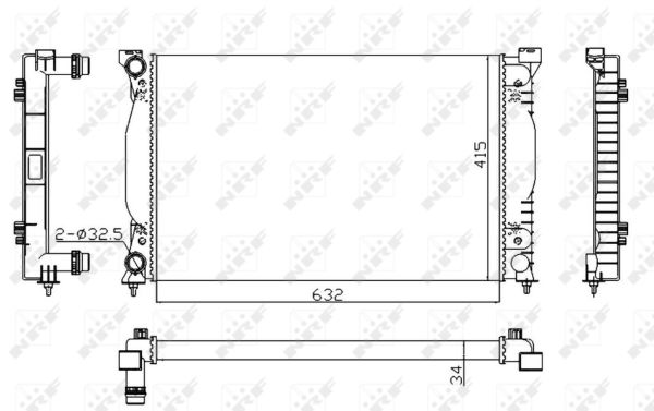 Radiador NRF 50539A