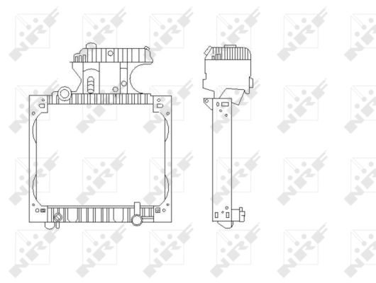 Radiador NRF 50589