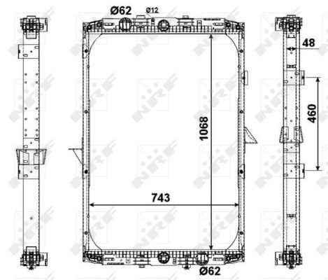 Radiador NRF 509541