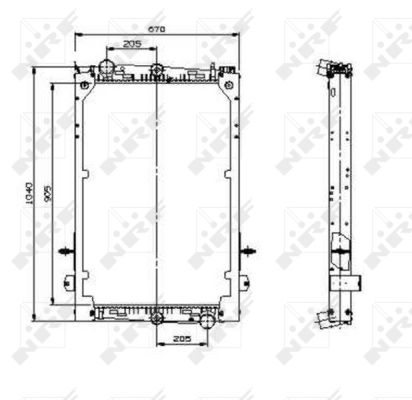 Radiador NRF 509586