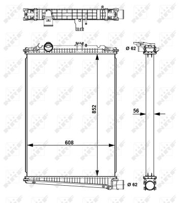 Radiador NRF 509616