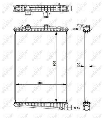 Radiador NRF 509679