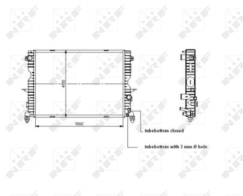 Radiador NRF 509729