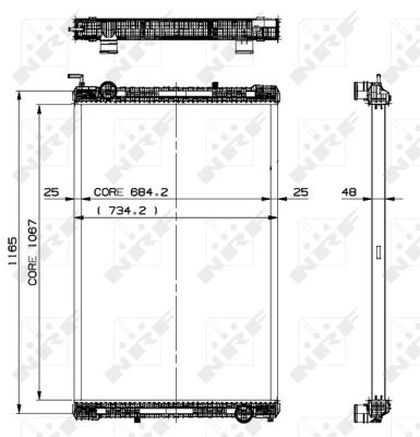 Radiador NRF 509885