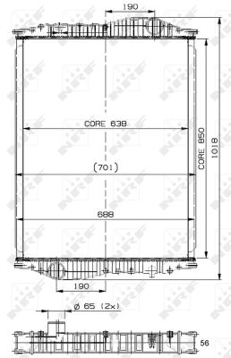 Radiador NRF 509887