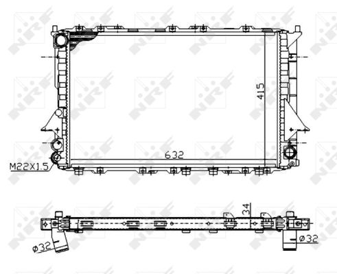 Radiador NRF 51320A