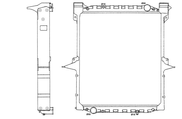 Radiador NRF 51528
