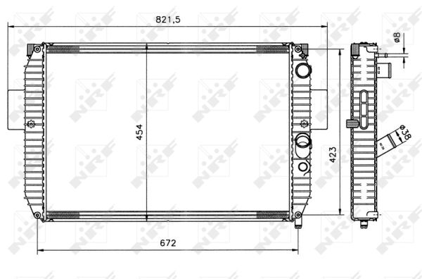 Radiador NRF 51564