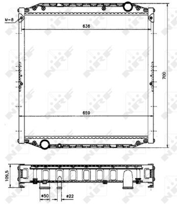 Radiador NRF 51569A