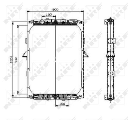 Radiador NRF 519551