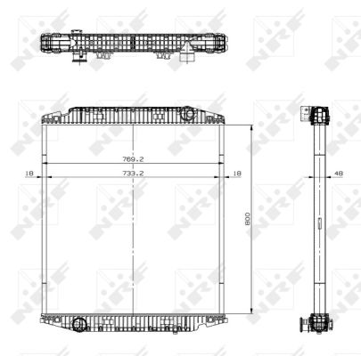 Radiador NRF 519567