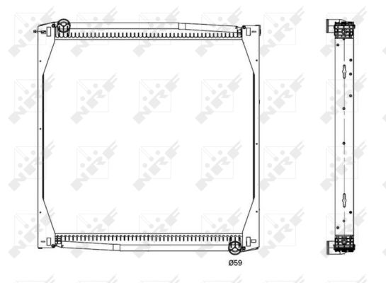 Radiador NRF 519587
