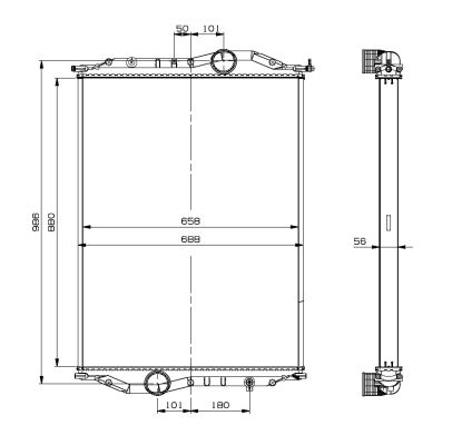 Radiador NRF 519889