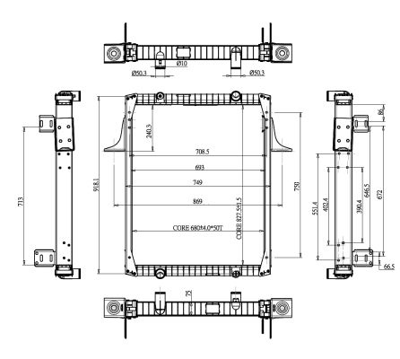 Radiador NRF 52071