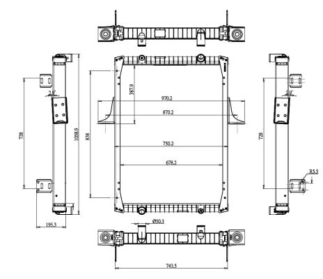 Radiador NRF 52072