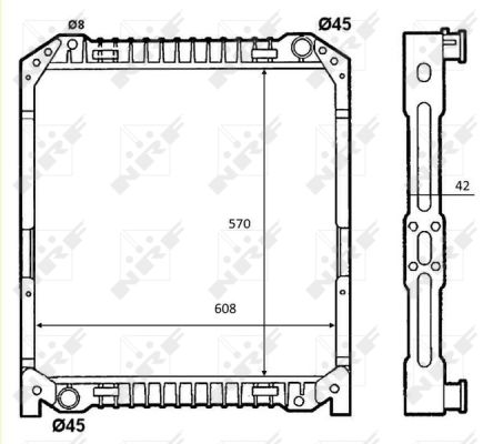 Radiador NRF 52096