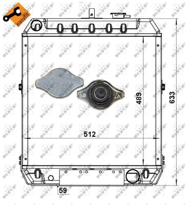 Radiador NRF 52168