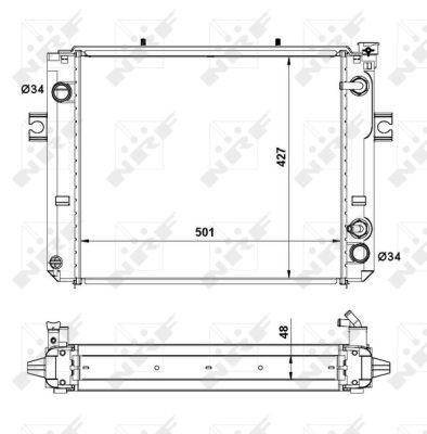 Radiador NRF 52278A