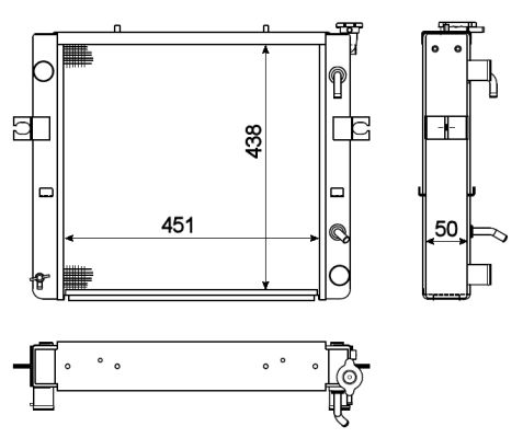 Radiador NRF 52279A