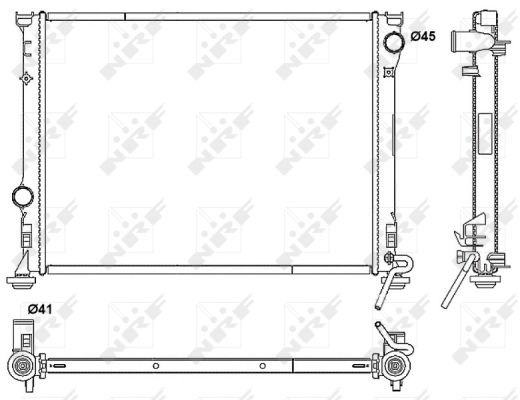 Radiador NRF 53042