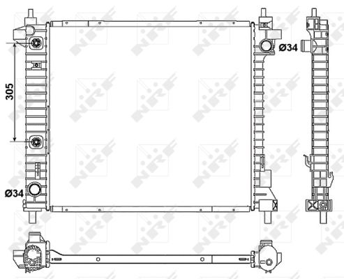 Radiador NRF 53046