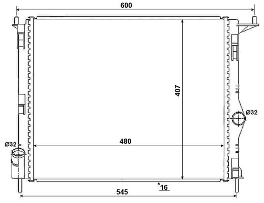 Radiador NRF 53069A