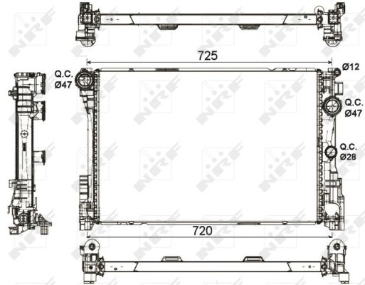 Radiador NRF 53113