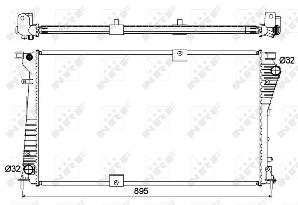 Radiador NRF 53123