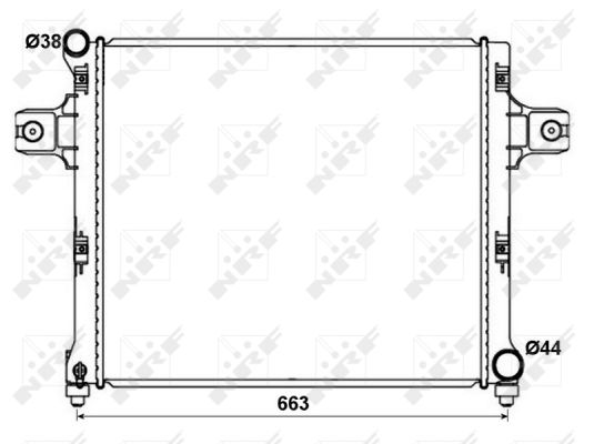 Radiador NRF 53191