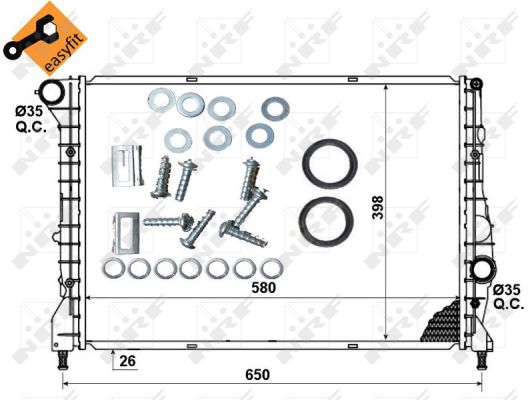 Radiador NRF 53238