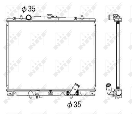 Radiador NRF 53285