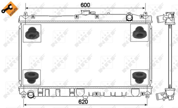 Radiador NRF 53317