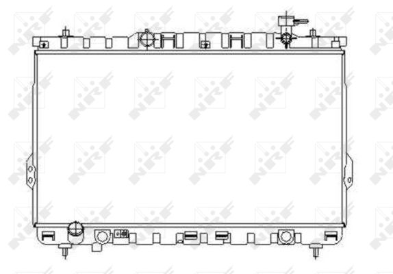 Radiador NRF 53357