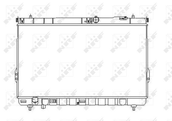 Radiador NRF 53358