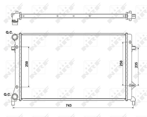 Radiador NRF 53405A