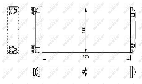 Intercambiador de calor NRF 53549